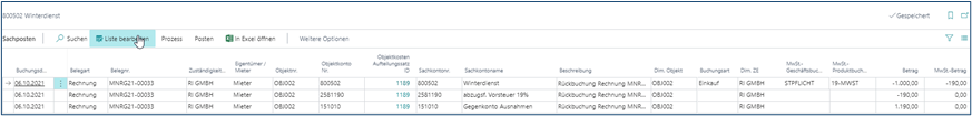 Sachposten