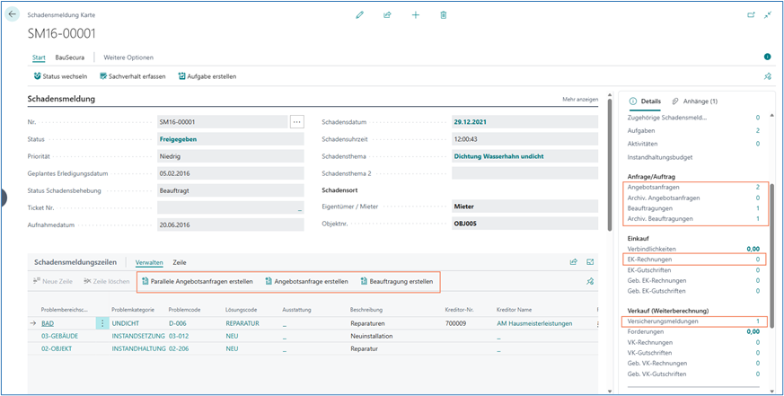 SchadensmeldungKarte