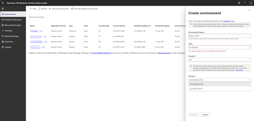 Admin Center