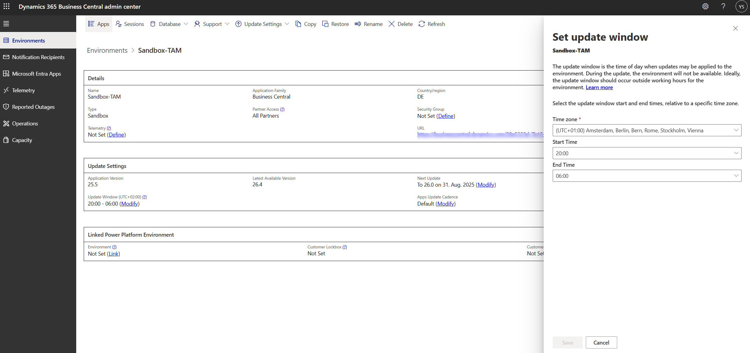 Admin Center