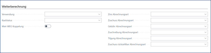 Weiterberechnung
