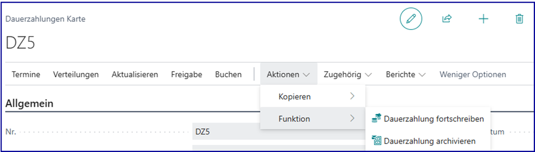 Fortschreiben