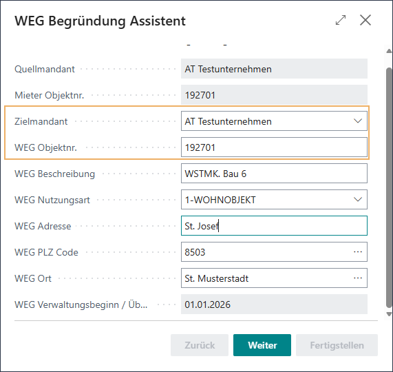 WEG Begründung