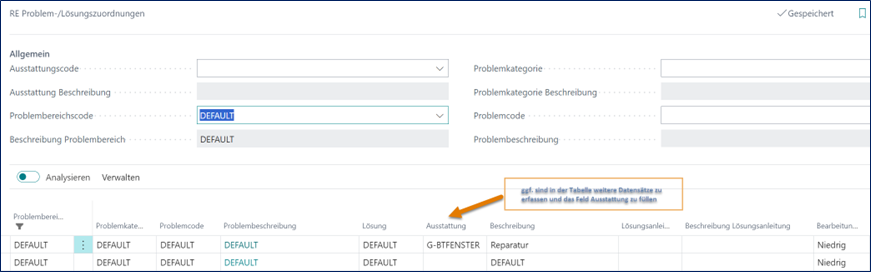 Ausstattung