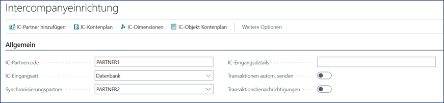Einrichtung