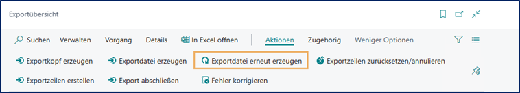 Erneut erzeugen