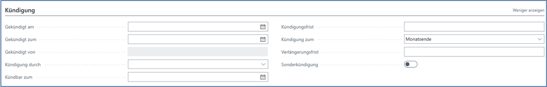 Kündigung