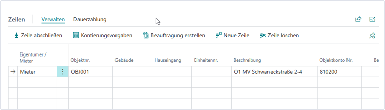 Dauerzahlung