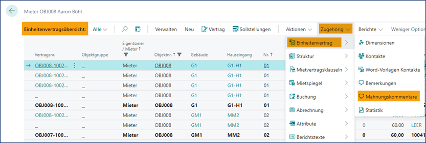 Einheitenvertrag