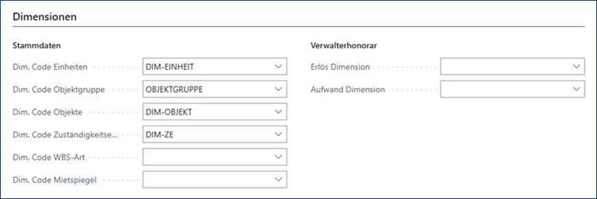 Dimensionen