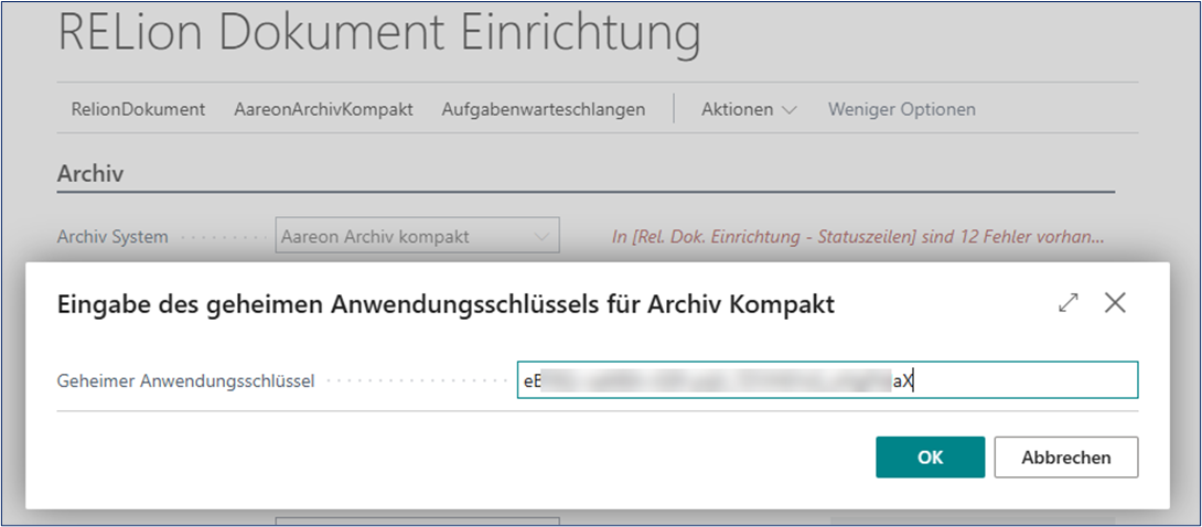 Anwendungsschlüssel