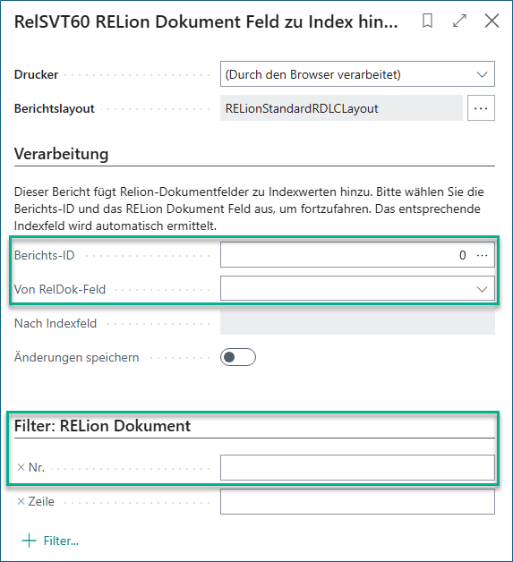 Dokument Feld