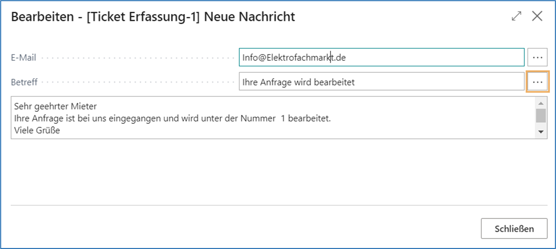 Neue Nachricht
