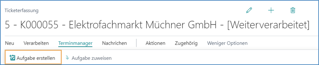 Aufgabe erstellen