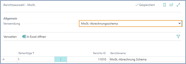 Abrechnungsschema