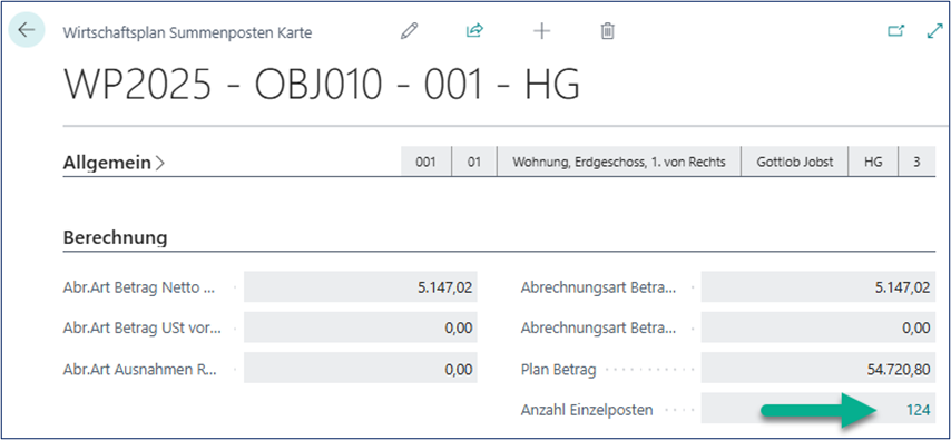 Einzelposten