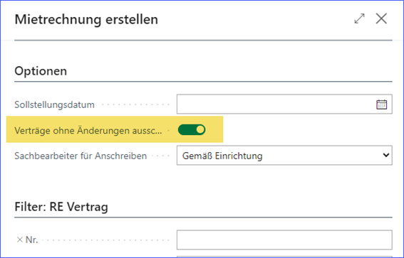 Mietrechnung