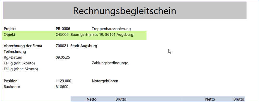 Rechnung