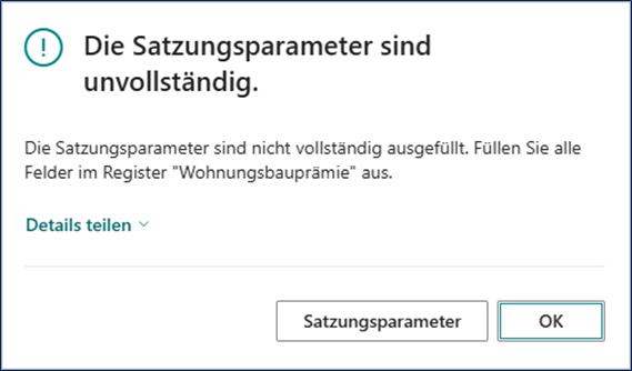 Satzungsparameter